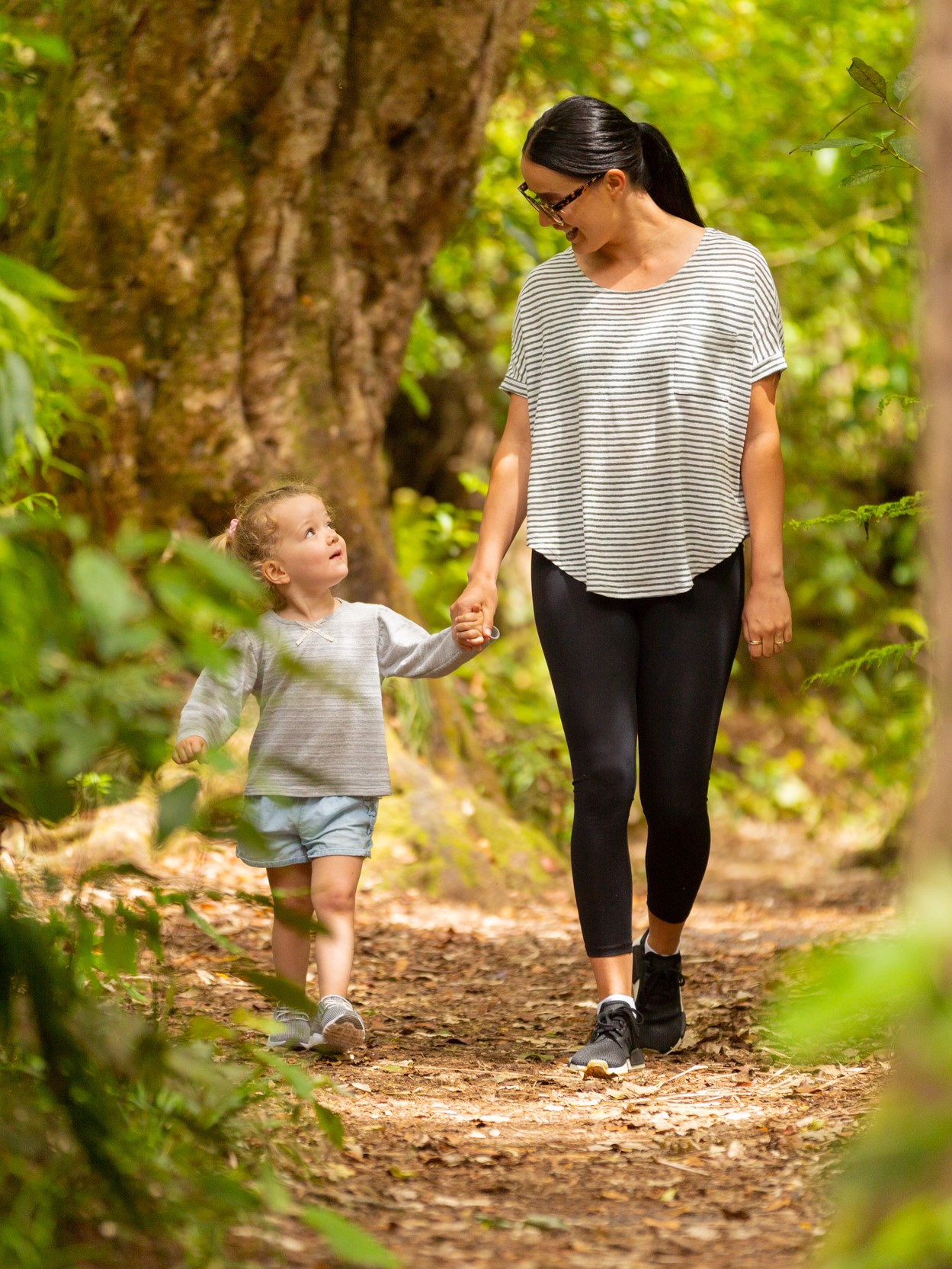 Family on a short bush walk - Visit Ruapehu .jpg